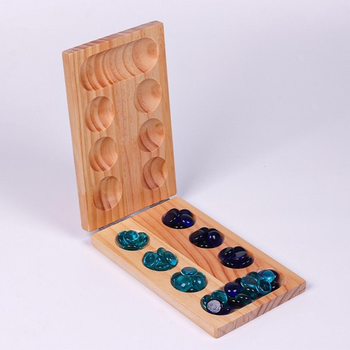 Holz mancala brettspiel - mancala,