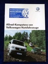 VW Bus T5 Allrad Kompetenz Nutzfahrzeuge Prospekt 08.2005