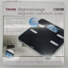 Beurer BF 185 Diagnosewaage, Personenwaage zur Messung von Gewicht, Körperfett, 