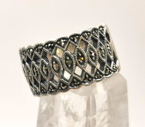 Art deco damenring massiv - deco, damenring,