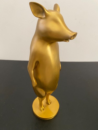 Stehendes bronze schwein - stehendes,