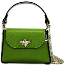 Florence Tasche grün Leder