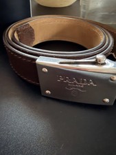 PRADA Herren Wildleder Gürtel