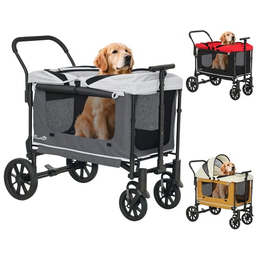 Pawhut hundewagen hundebuggy - pawhut,