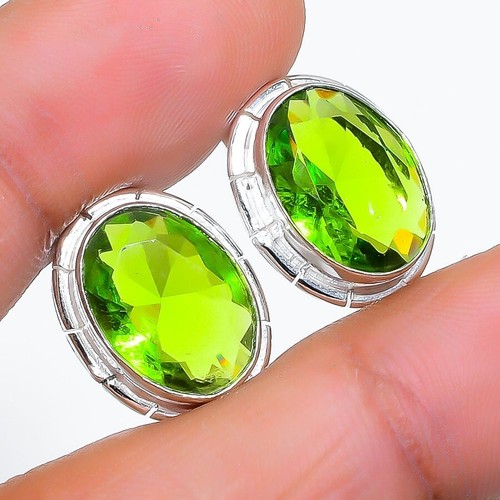 Grüner peridot edelstein 925 - peridot,