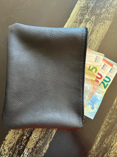 Handgefertigte geldtasche aus - geldtasche,