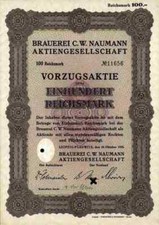 Brauerei C.W. Naumann AG 1933