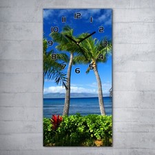 Glasuhr Wanduhr Küchenuhr