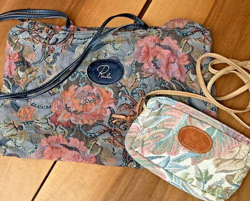 Rula gobelin stoff taschen - 2x,