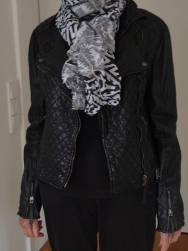 Biker lederjacke damen schwarz - biker,