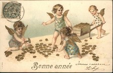 Engel Neujahr Goldtaler