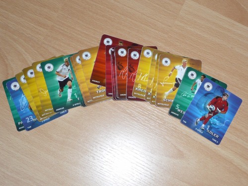 10x fußballkarte sammelkarte - 10x,