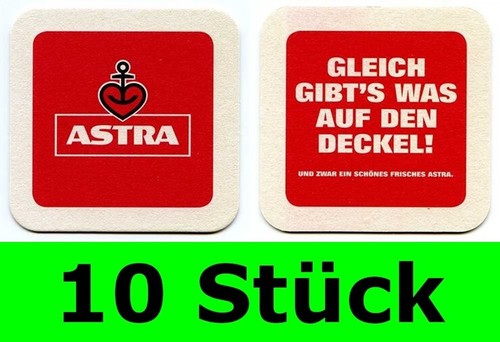Stück bierdeckel astra - stück,