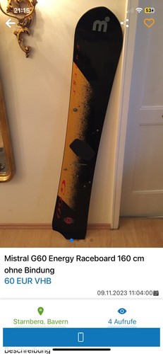 Snowboard mistral g60 - snowboard,