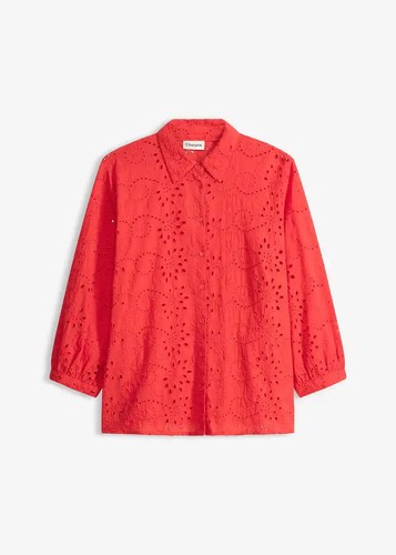 Lochstickerei bluse 38 - lochstickerei-bluse,
