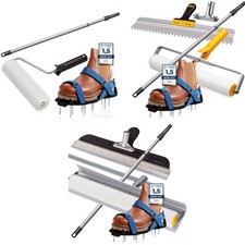 Profi Bodenbeschichtung Entlüftungsset Entlüftungswalze Nagelschuhe Stehrakel