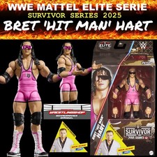 WWE MATTEL ELITE SURVIVOR SERIES 2025 BRET HART WRESTLING FIGUR BASIC WARGAMES