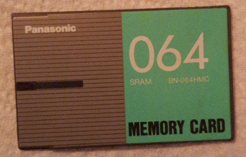 Panasonic sram card memory - sram,
