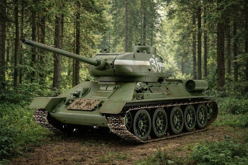 34 85 grün - rc, t-34/85