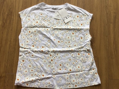 Zara bluse shirt mit blumen - bluse, t-shirt