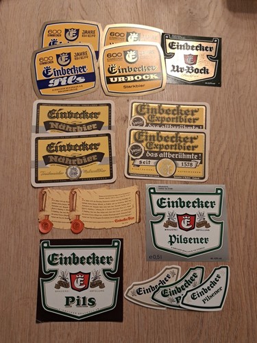 Bieretiketten einbecker - ☆☆bieretiketten,