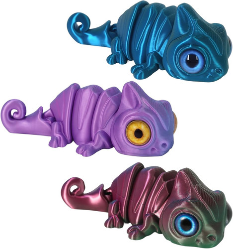 3pcs tiere chamäleon - 3pcs, 3d