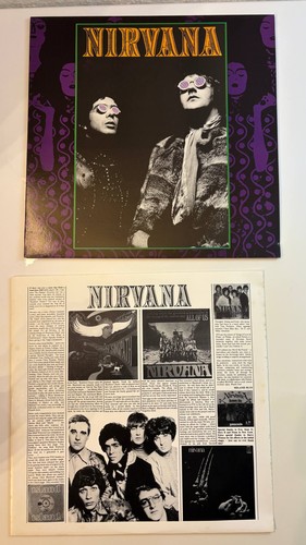 Nirvana black flower vinyl - black,