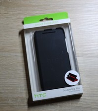 HTC Flip Cover Schutzhülle für HTC HC V851 Double Dip Flip ONE Mini in schwarz