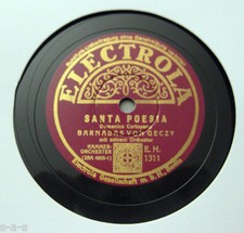Barnabas von Geczy - Santa Poesia / Deutsche Tänze ELECTROLA EH 1311 (047)