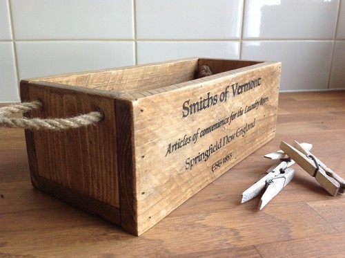 Waschleine zapfenbox vintage - waschleine,