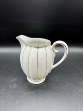 Sahnekännchen Königszell Porzellan Silesia mit Goldverzierung 