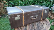 Antiker Überseekoffer 90 x 52