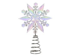 Christbaumspitze Schneeflocke