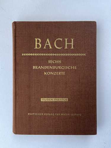 Noten bach sechs - bach.,