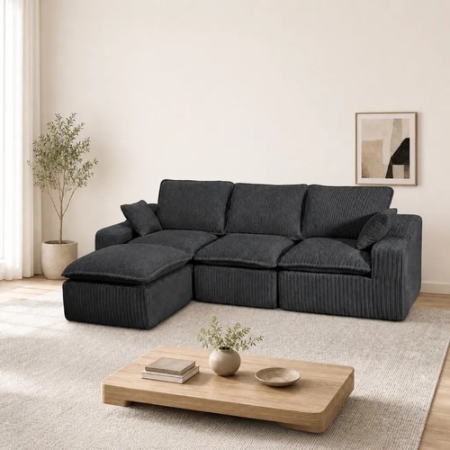 Form sektionssofa sitzer - l-form,