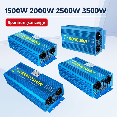 500w 1000w 2000w - 1000w, sinus
