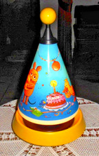 Sendung mit der Maus Tischleuchte Elkamet  mit drehende Spieluhr Made in Germany