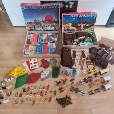 Timpo Toys Vintage 70er Jahre - Fort, Westernstadt + Zubehör - Mega Konvolut 