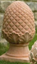 Zapfen terracotta garten - terracotta,