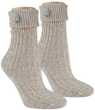 Trachtensocken mit Edelweiss