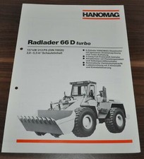 1986 hanomag radlader 66d - 1986,