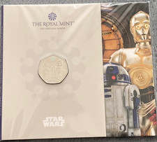 Star Wars R2-D2 & C-3PO  2023  50 Pence UK The Royal Mint BU