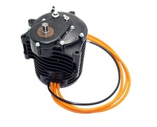 QS138 70mm magnets 3000W V3  BLDC PMSM mid drive motor 1:2.35 Gear + 15T sproket