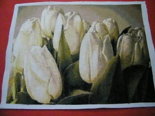 Kreuzstich stickbild blumen - kreuzstich,