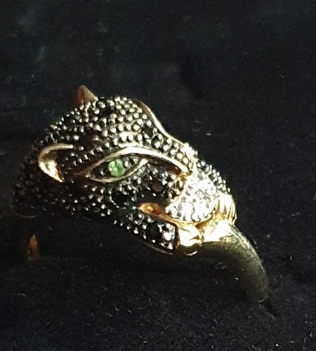 Ring panther gold 585 gr - ring,