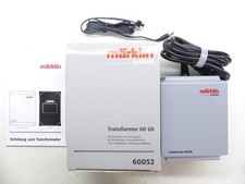 Märklin H0 60052 Transformator 230 V, 60 VA, Handbuch, TOP in OVP, geprüft#61663