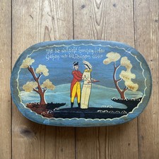 Handbemalte Spanschachtel Mit