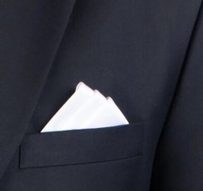 Einstecktuch Herren, weiß