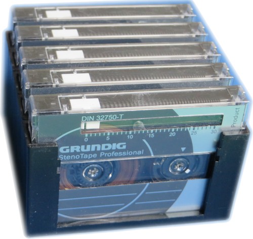 Grundig steno cassetten 30 - 5x, steno-cassetten