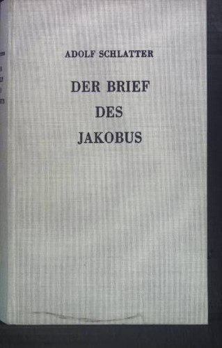 Der brief des jakobus - der,